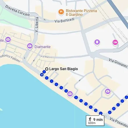 Intero Appartamento Nel Centro Storico A Un Passo Dal Lungomare Con 3 Camere Extra Large * Diamante